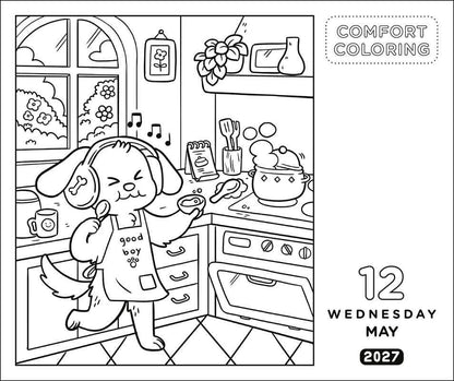 Comfort Coloring 2027 Day-to-Day Calendar by Andrews McMeel Publishing