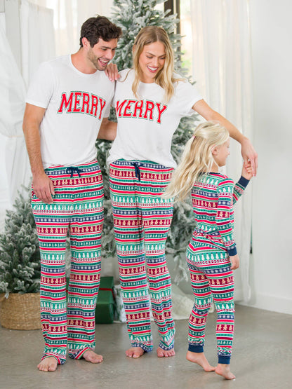 A MED Fair Isle Friends Bamboo Pajama Pants: Green