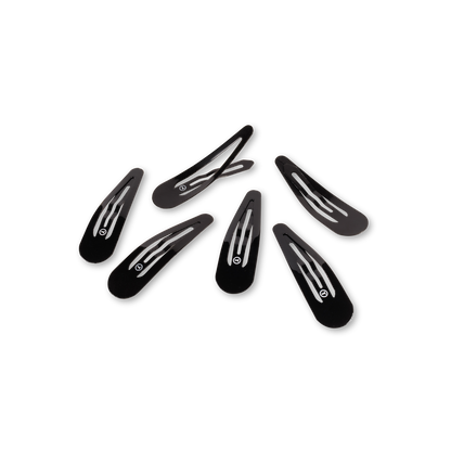 Snap Clip | Jet Black | 6 Count