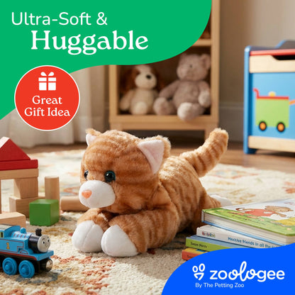 Orange Tabby Cat Scoopz 8"