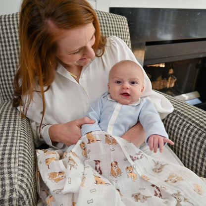 Woof Woof Swaddle Blanket