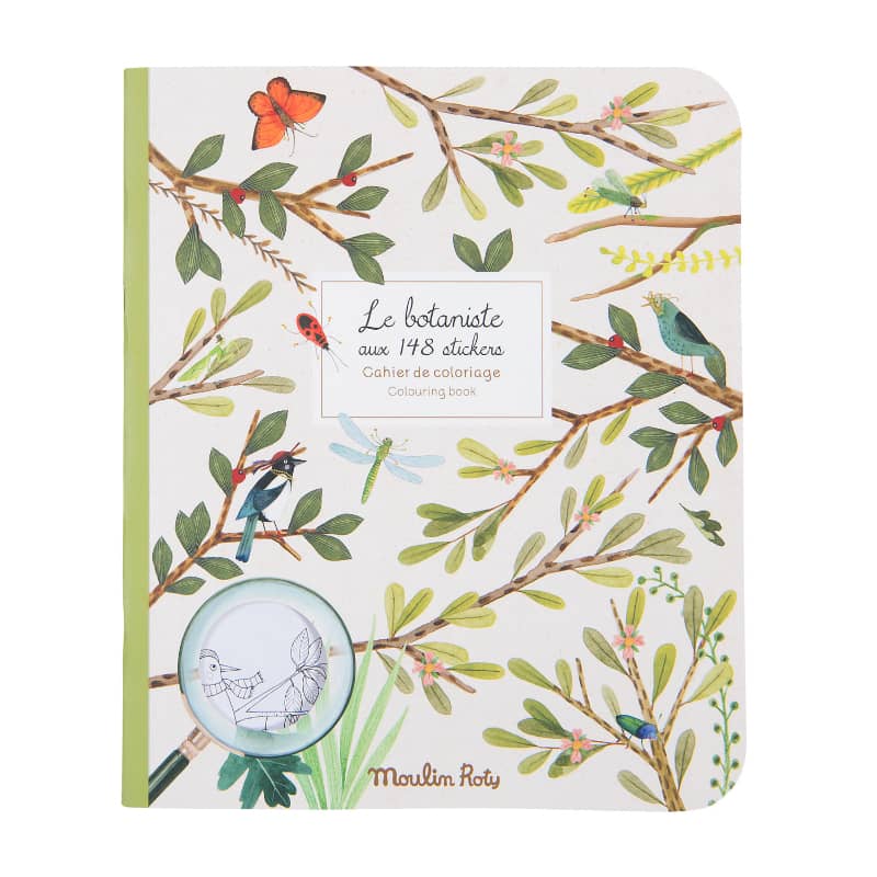 Garden Coloring Book & Stickers