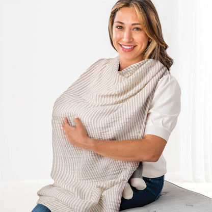 Chai Stripes Breastfeeding Boss