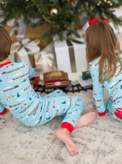 Winter Express Bamboo Pajama Set