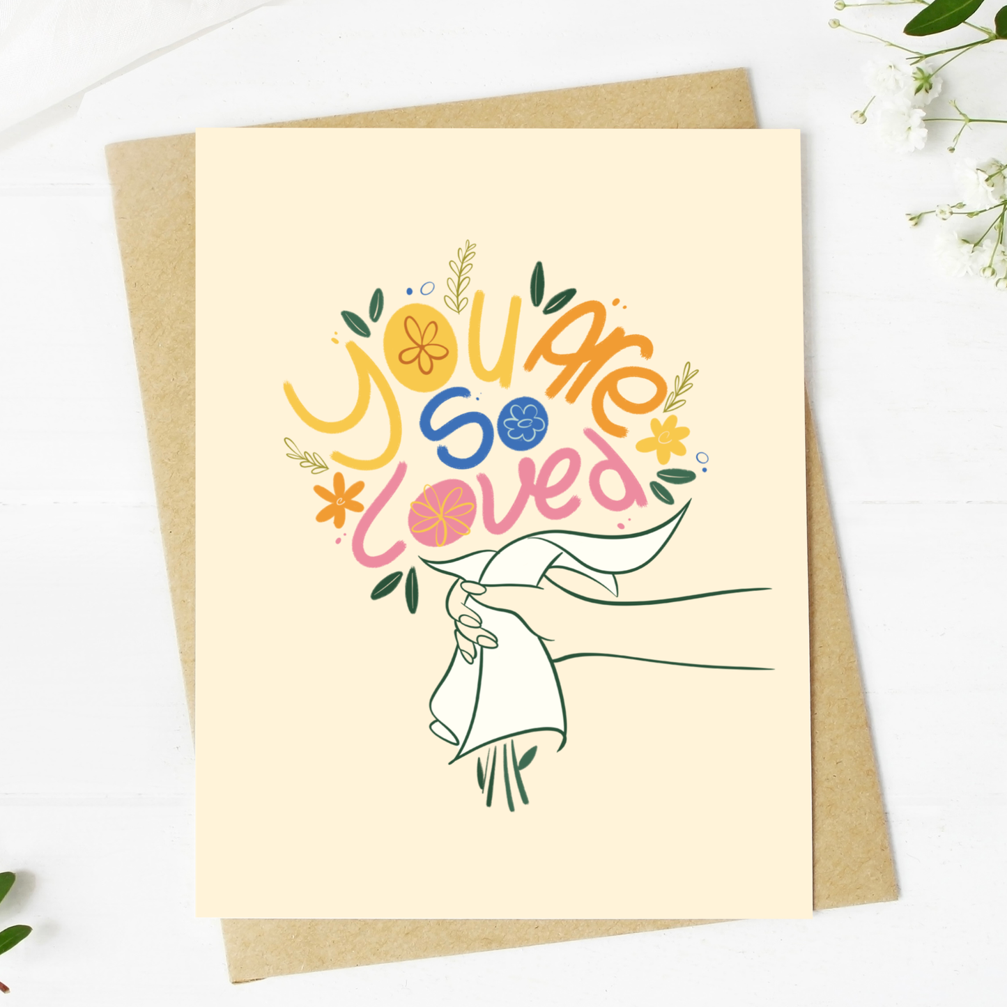 "You Are So Loved" Greeting Card