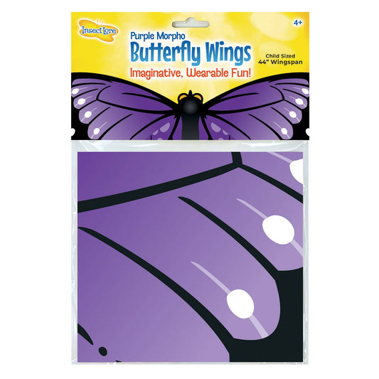 Purple Morpho Butterfly Wings