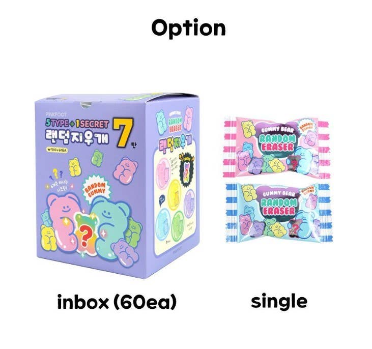 Jelly Bear Eraser