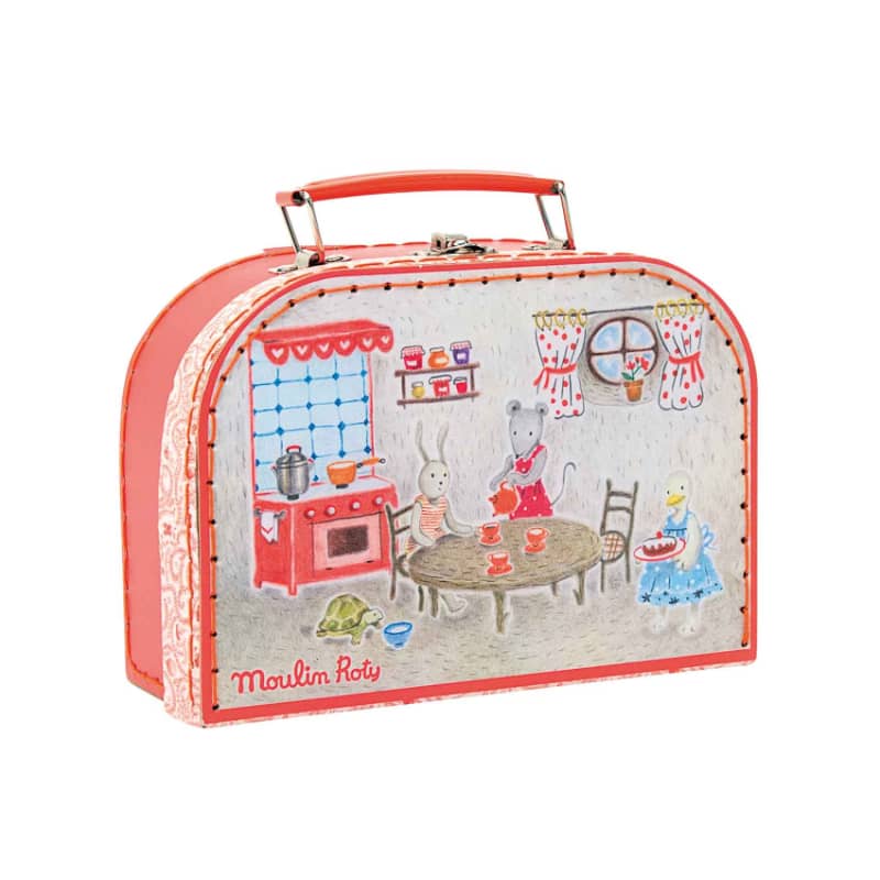 The Big Family Suitcase Ceramic Tea Party Set