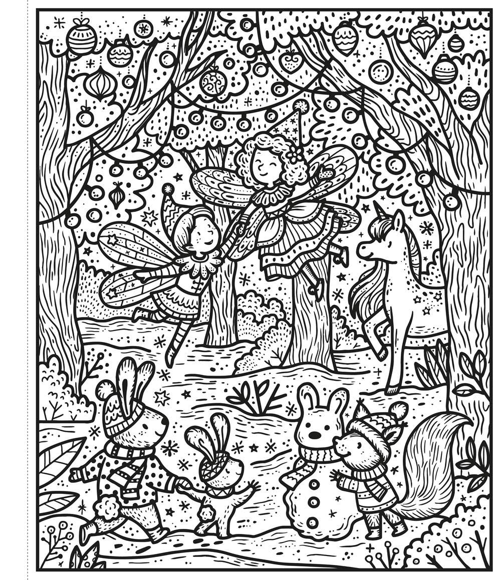 Winter Wonderland Magic Painting Book