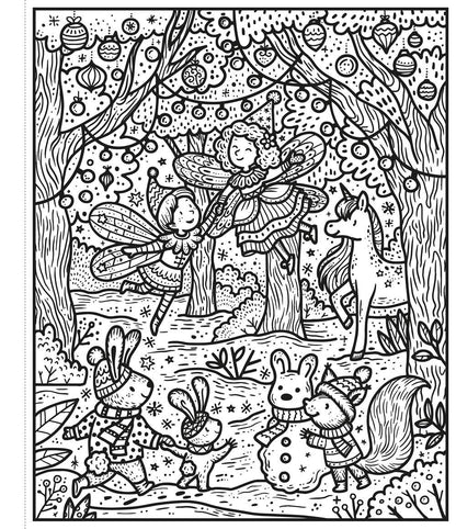 Winter Wonderland Magic Painting Book