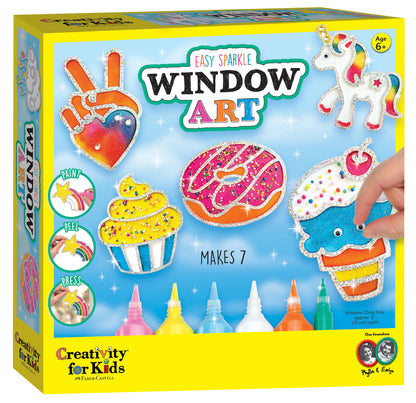 Rainbow Sprinkles Easy Sparkle Window Art Craft Kit