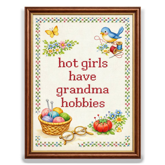 Grandma Hobbies Sticker