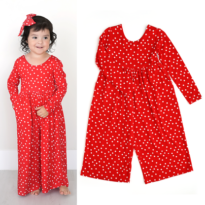 Ruby Dot Romper