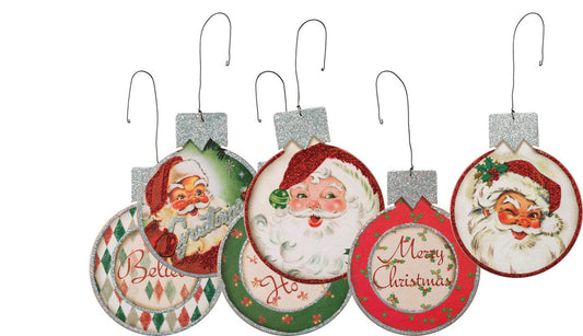 Jolly Santa Ornament