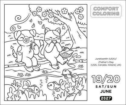 Comfort Coloring 2027 Day-to-Day Calendar by Andrews McMeel Publishing