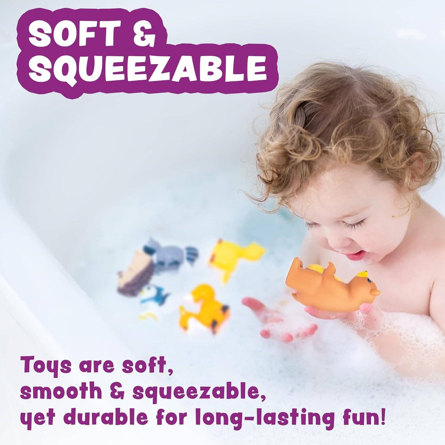 Woodland Animal Bath Toys