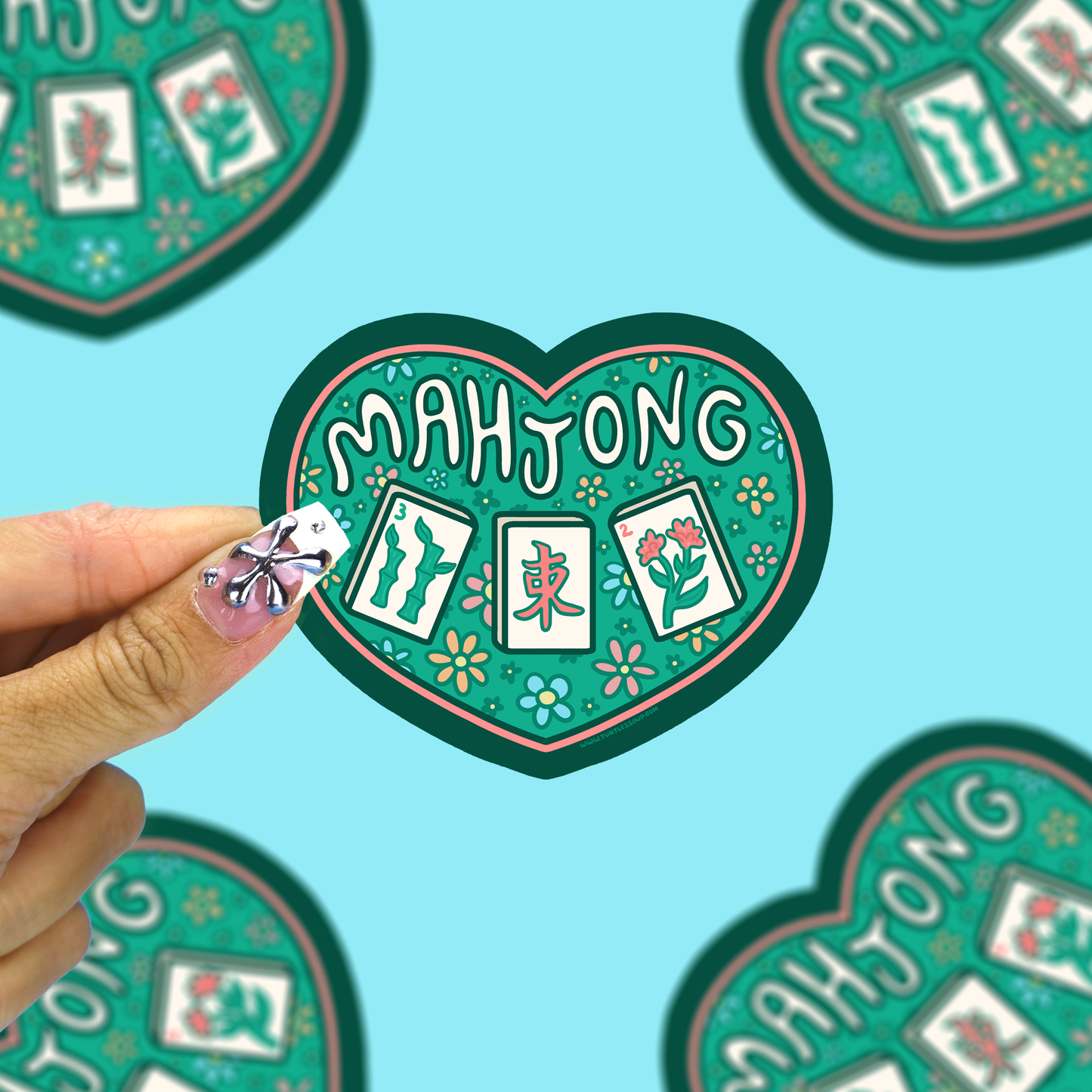 I Love Mahjong Sticker