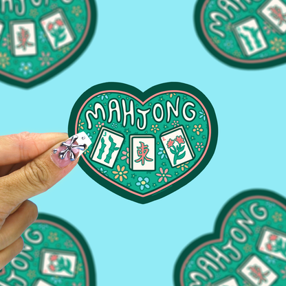 I Love Mahjong Sticker