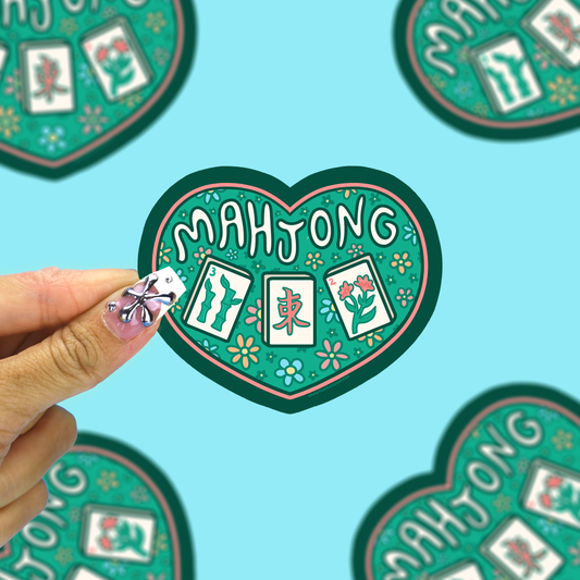 I Love Mahjong Sticker