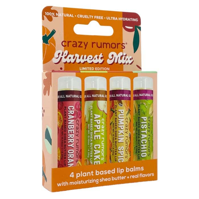 Harvest Mix  -  4 Pack Lip Balm Gift Box (Limited Edition)