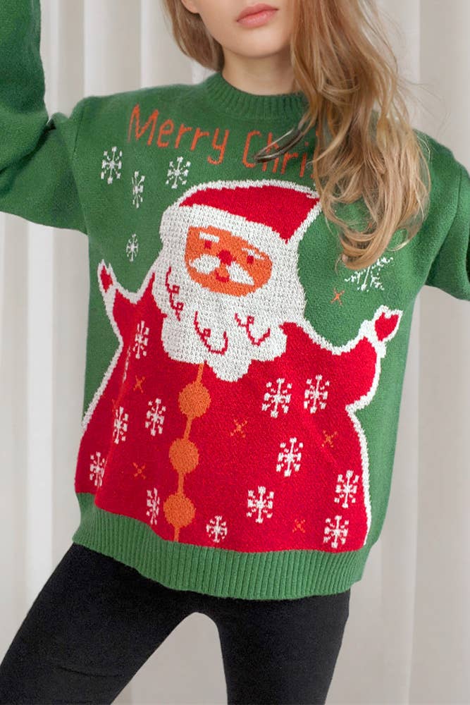 Christmas Santa Claus Knitting Sweater ZK2225