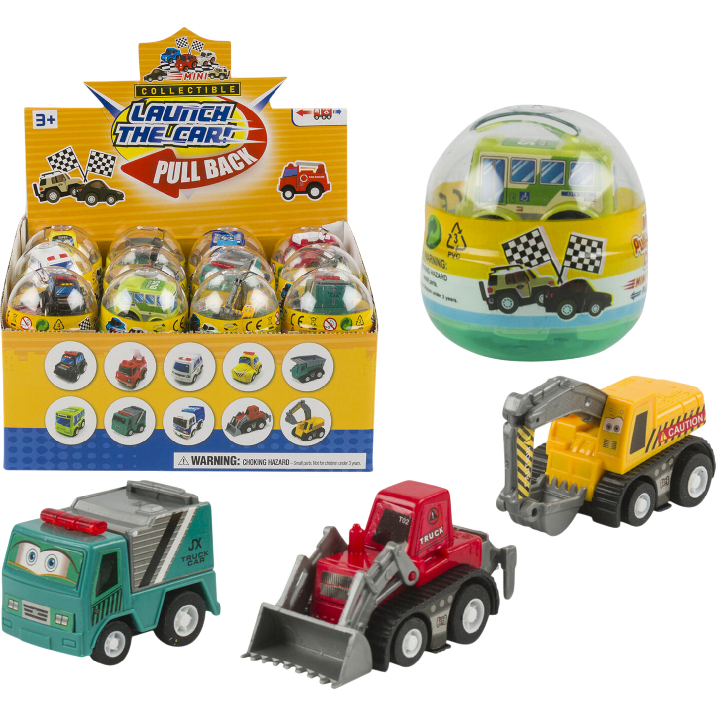 Mini Pull-Back City Edition Cars