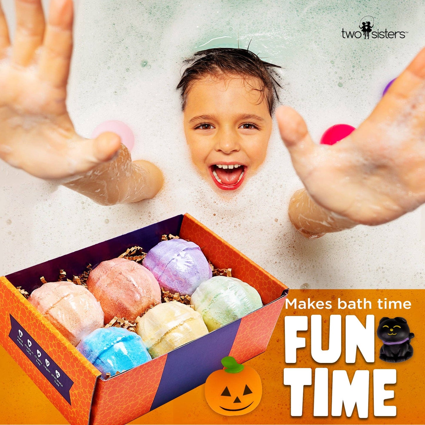 Pumpkin Halloween Bubble Bath Bomb