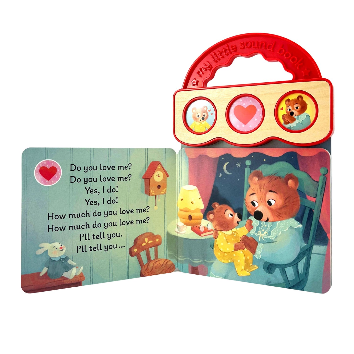 I Love You More – 3-Button Sound Board Book for Toddlers