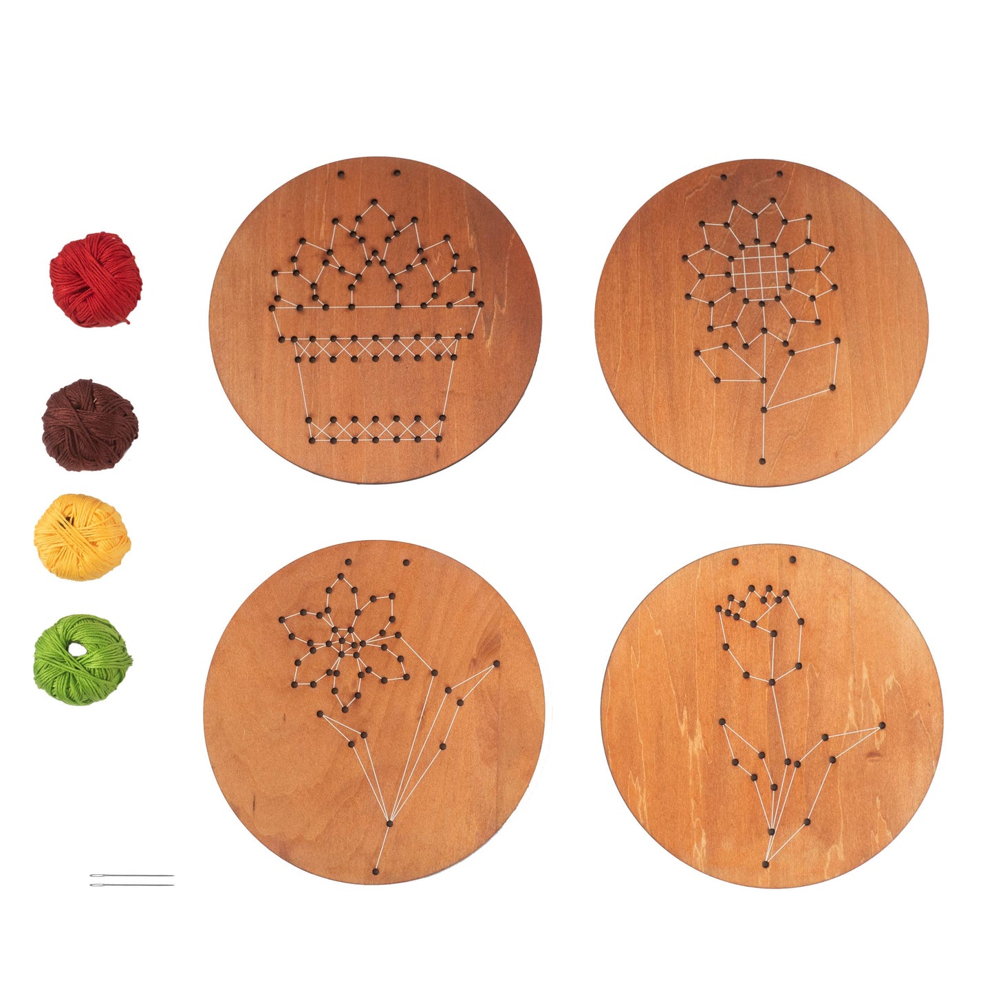 Plants Wooden Embroidery Kit