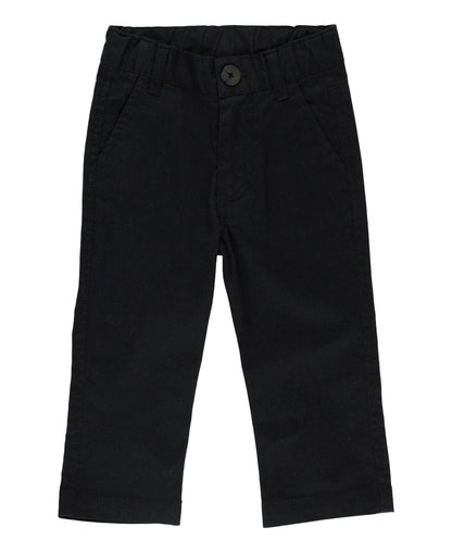 Black Stretch Chino Pants