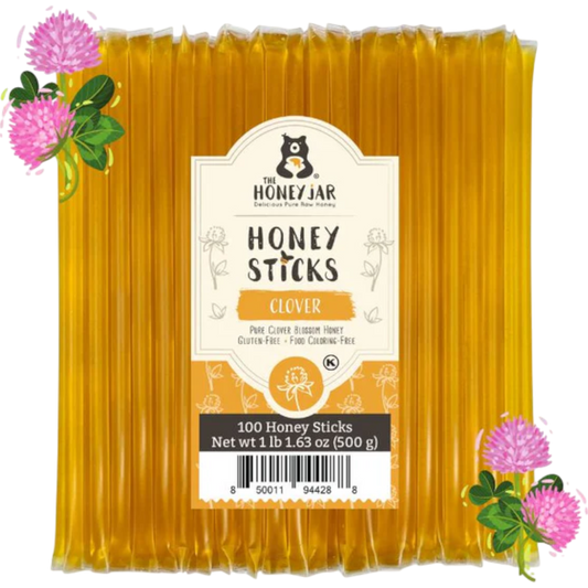 The Honey Jar Clover Honey Sticks