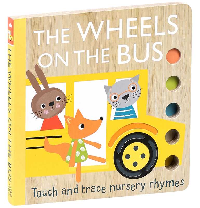 The Wheels on the Bus, Touch and Trace Nursery Rhymes