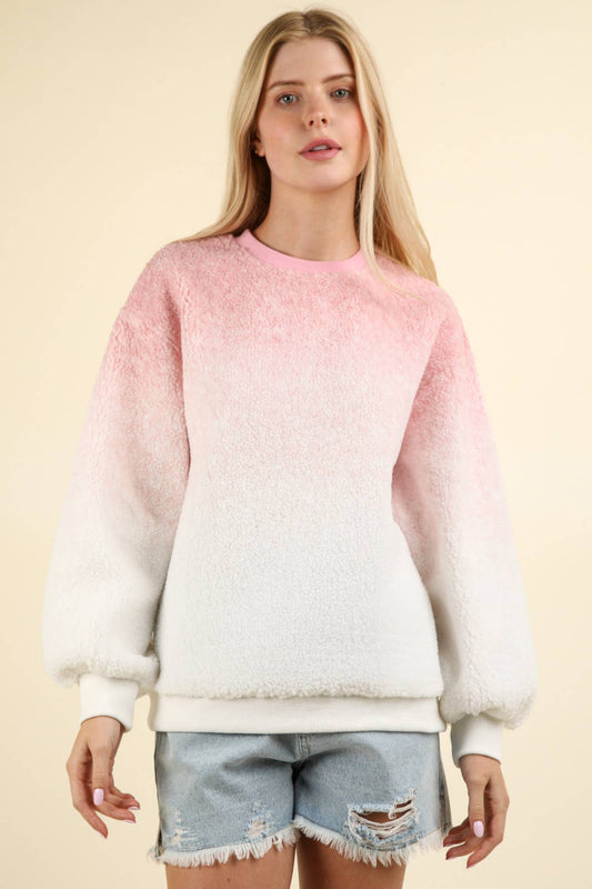 Blush Ombre Soft Fleece