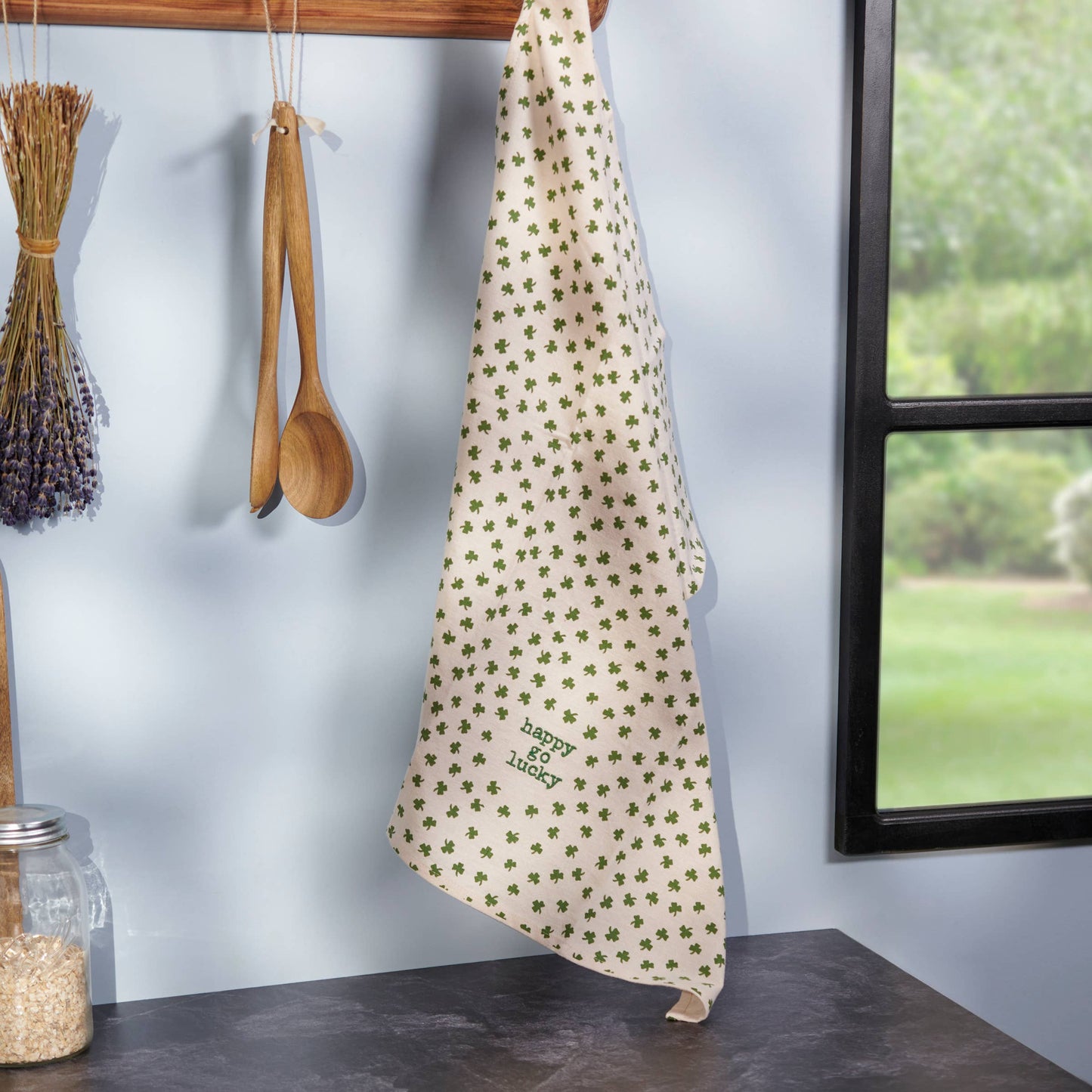 Happy Go Lucky Kitchen Towel
