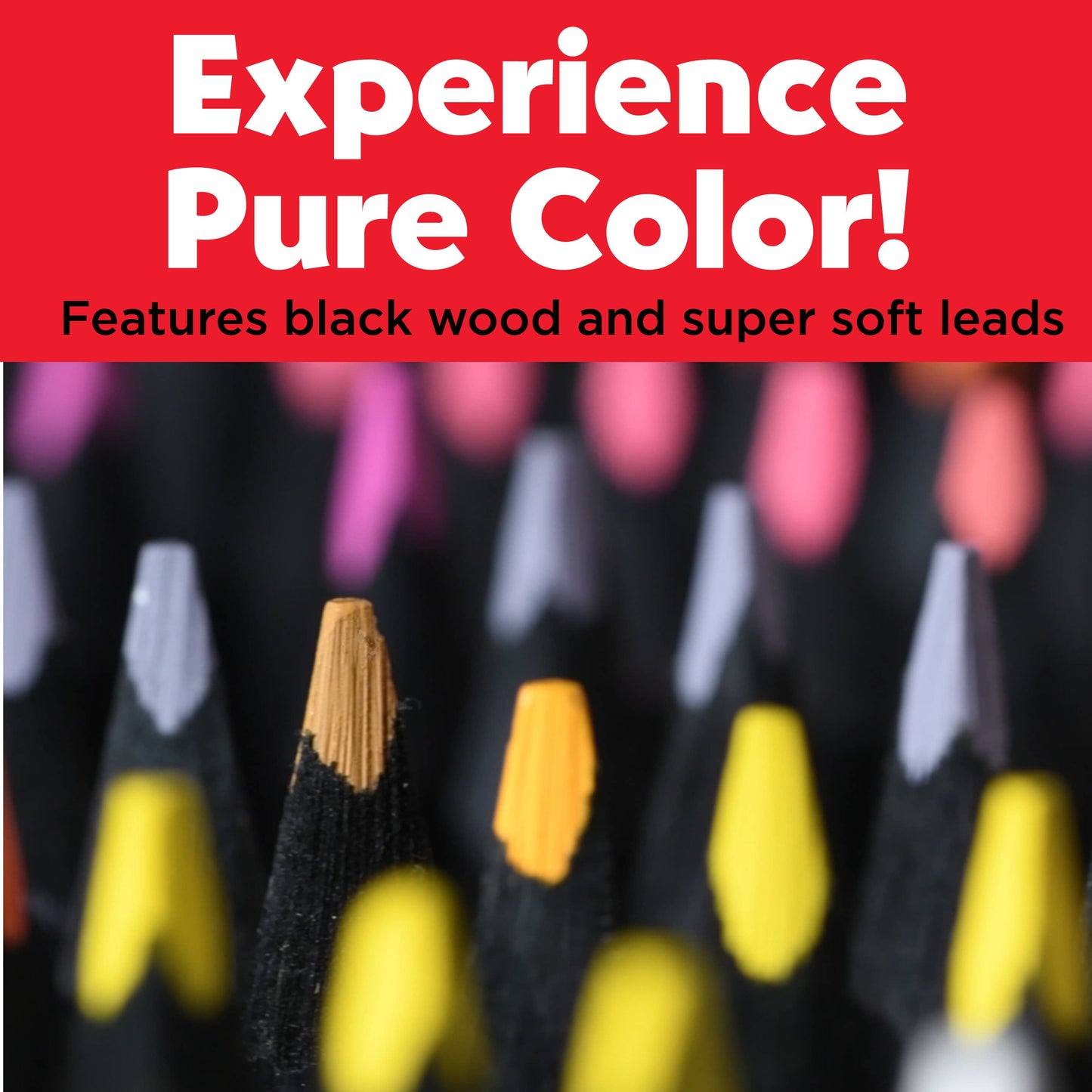 Super Soft Black Edition Colored Pencils, Gift Tin of 12