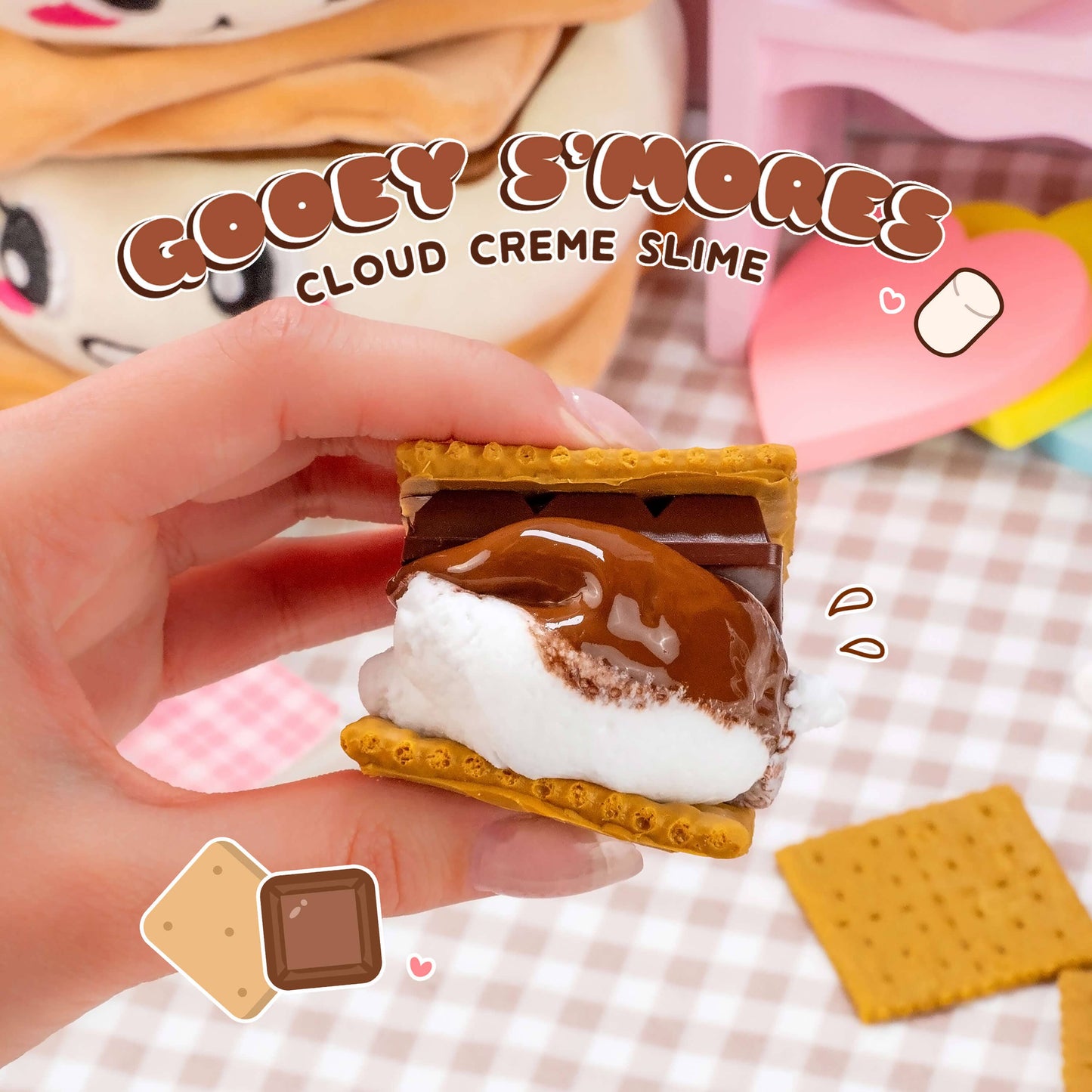 Gooey S'mores Slime