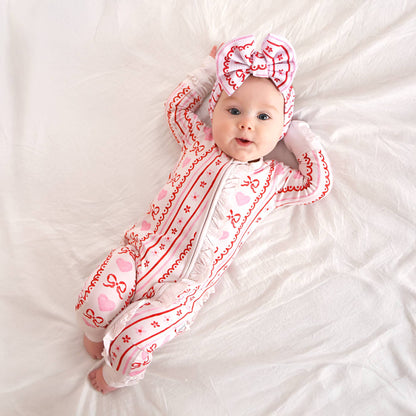 Hallie Ruffle Zip