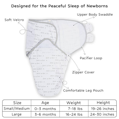 Child of God Sleep Swaddle 100% Organic Cotton