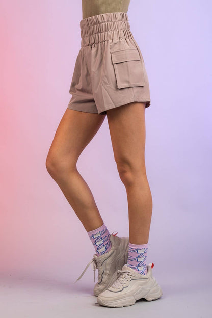 Hi-Waisted Active Shorts