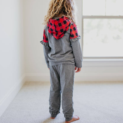 Buffalo Check Ruffle Set