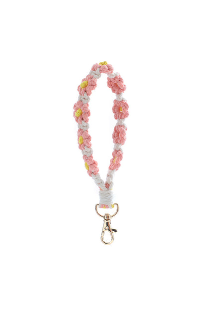 Daisy Flower Keychain