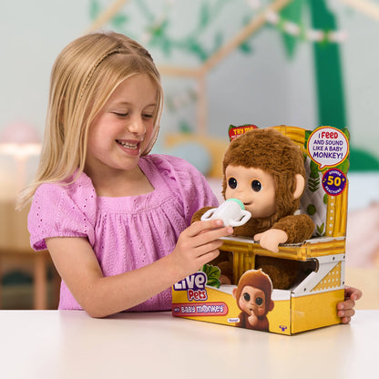 Monkey Plush Little Live Pet