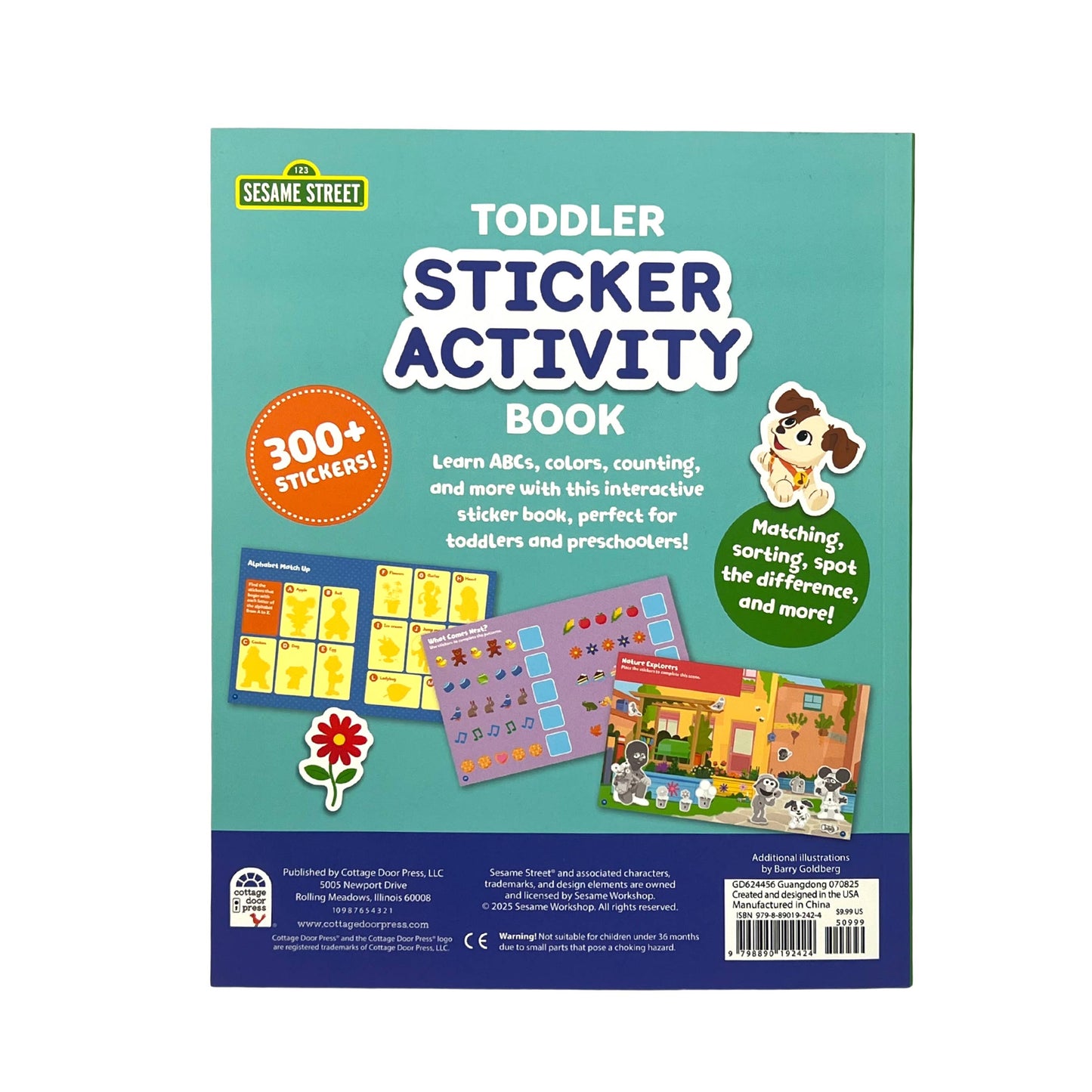 Sesame Street Toddler Sticker & Learning Activity Book