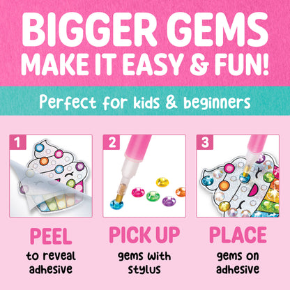 Big Gem Diamond Painting Stickers Mini Kit - DIY for Kids