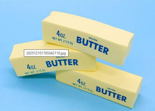 Butter Stress Ball