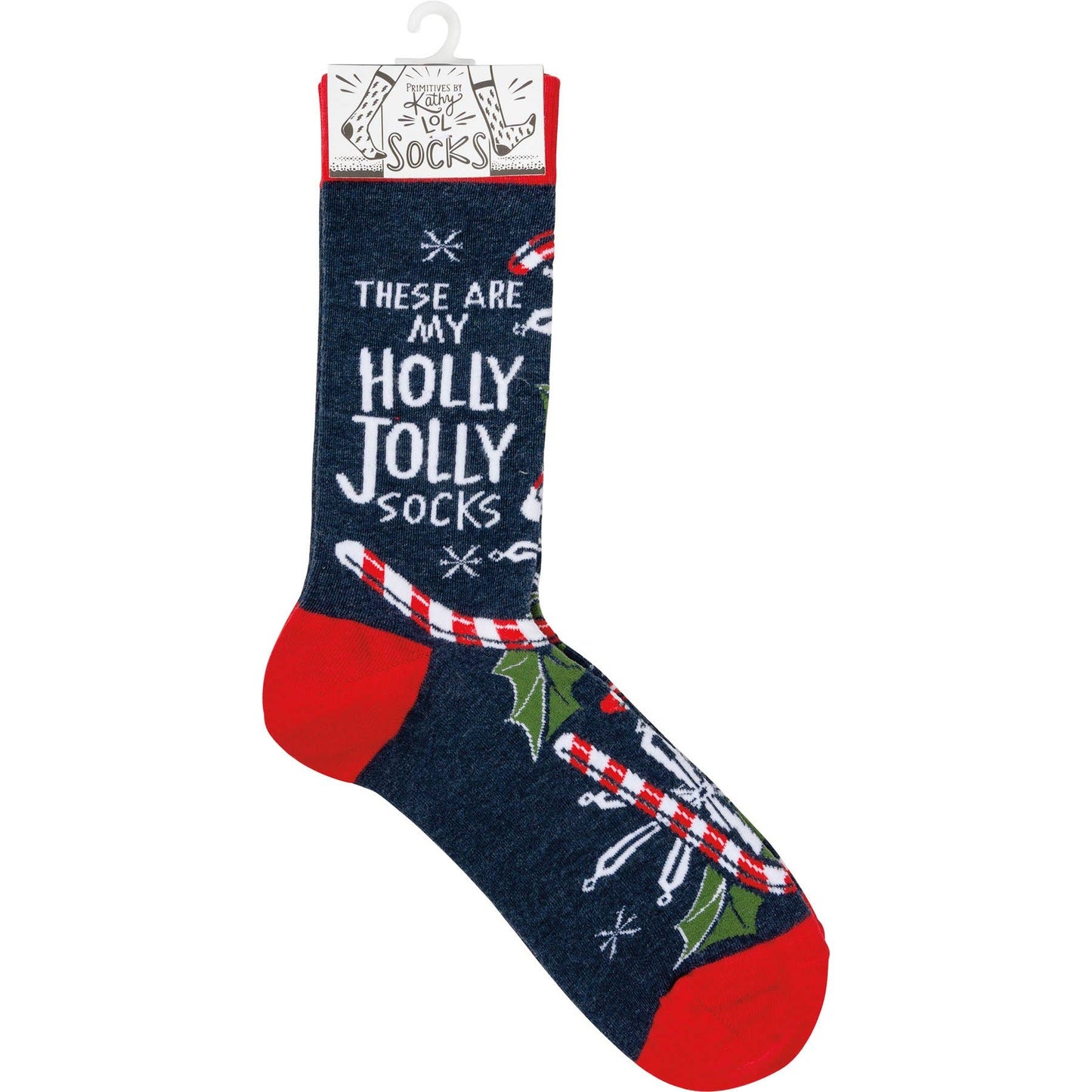 These Are My Holly Jolly Socks