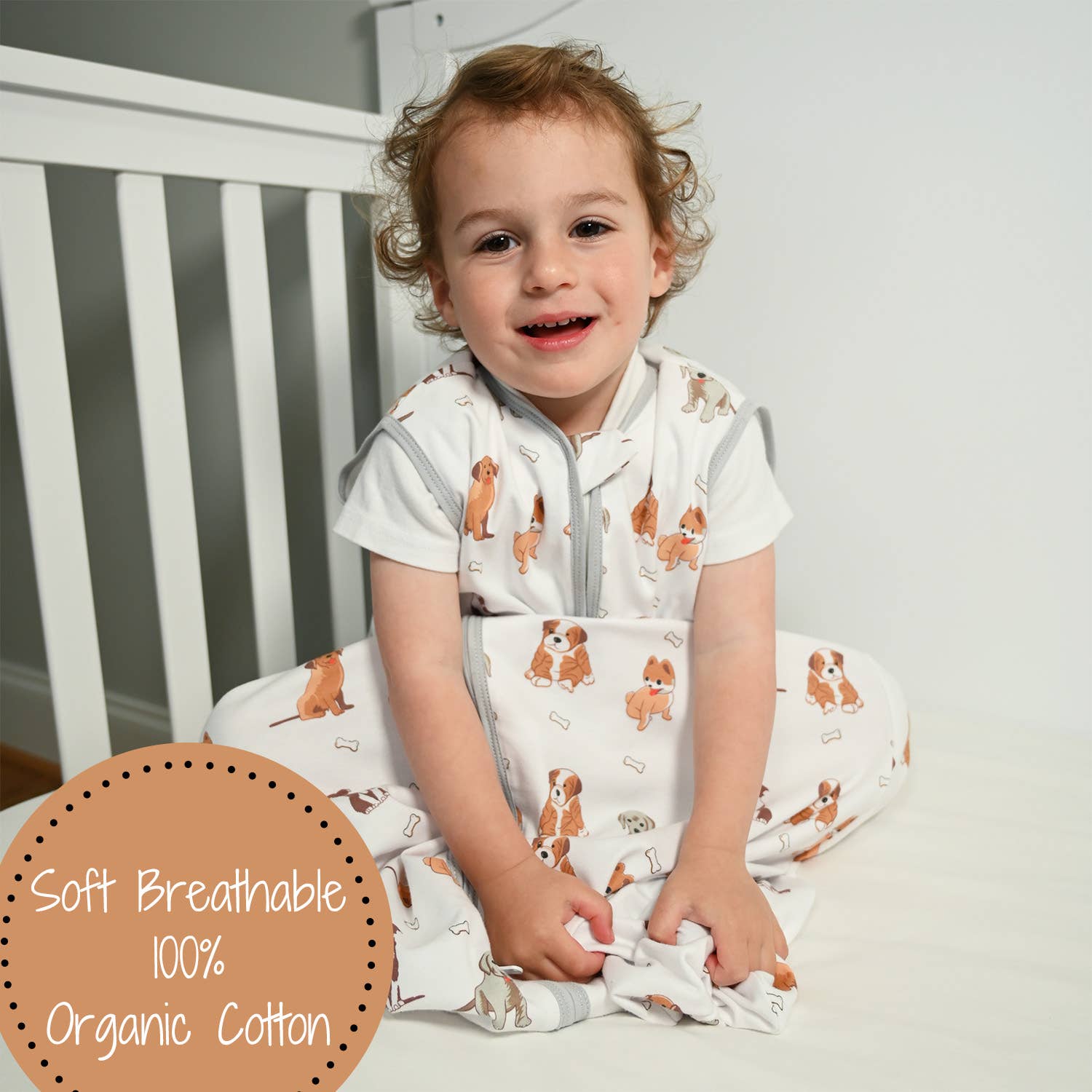 Organic cotton fashion sleep sack