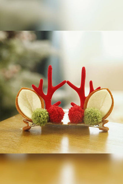 Christmas Reindeer Hair Clip