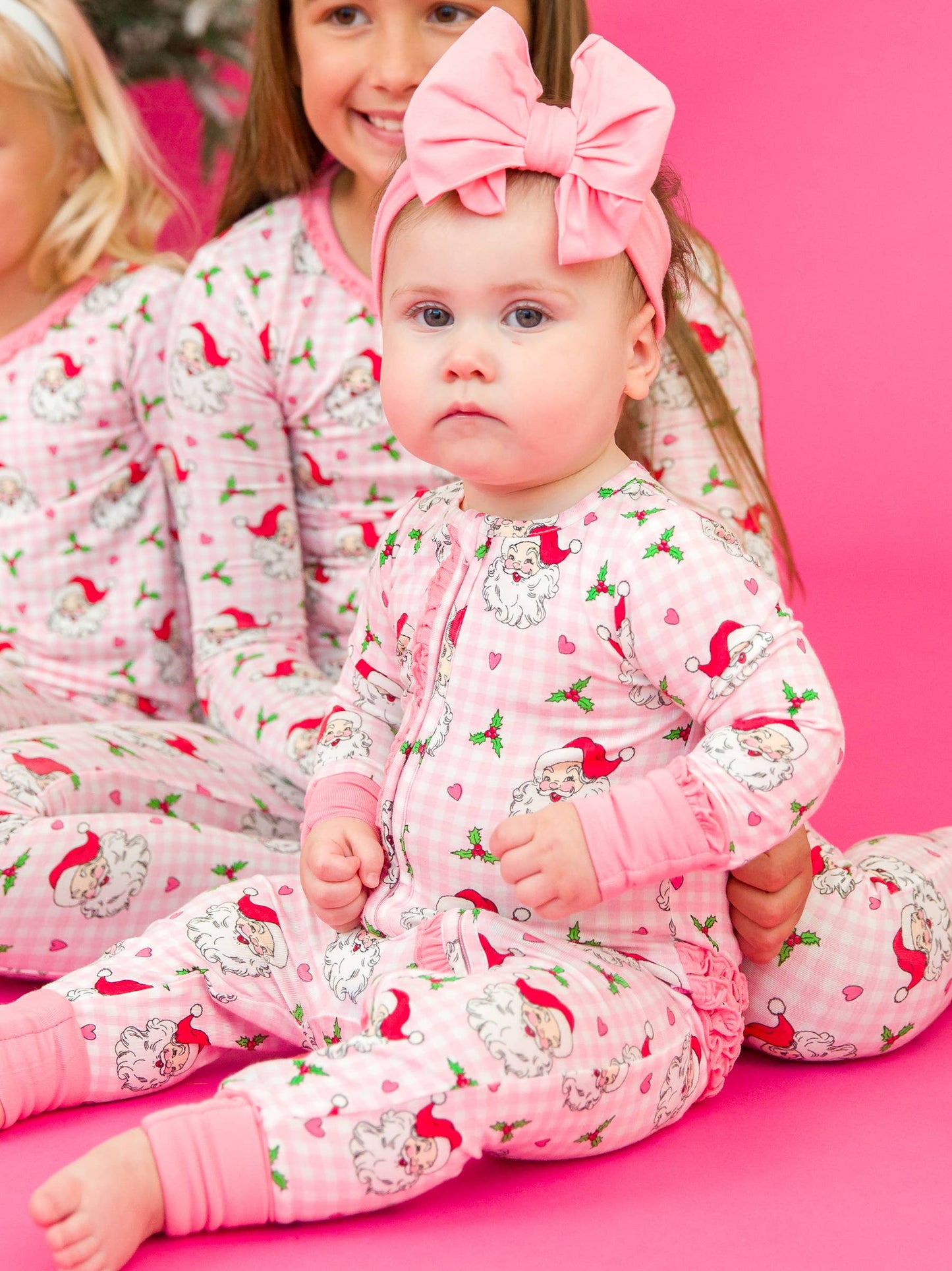 Dear Santa Bamboo Convertible Ruffle Pajama