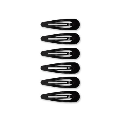 Snap Clip | Jet Black | 6 Count
